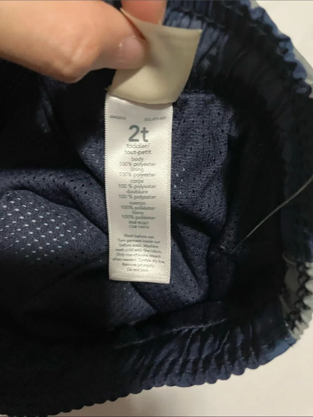 Carter's Navy and Slate Blue Camo pants
